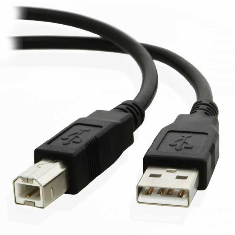 Cablu USB 2.0 imprimanta, tip A-B, lungime 2 metri, negru
